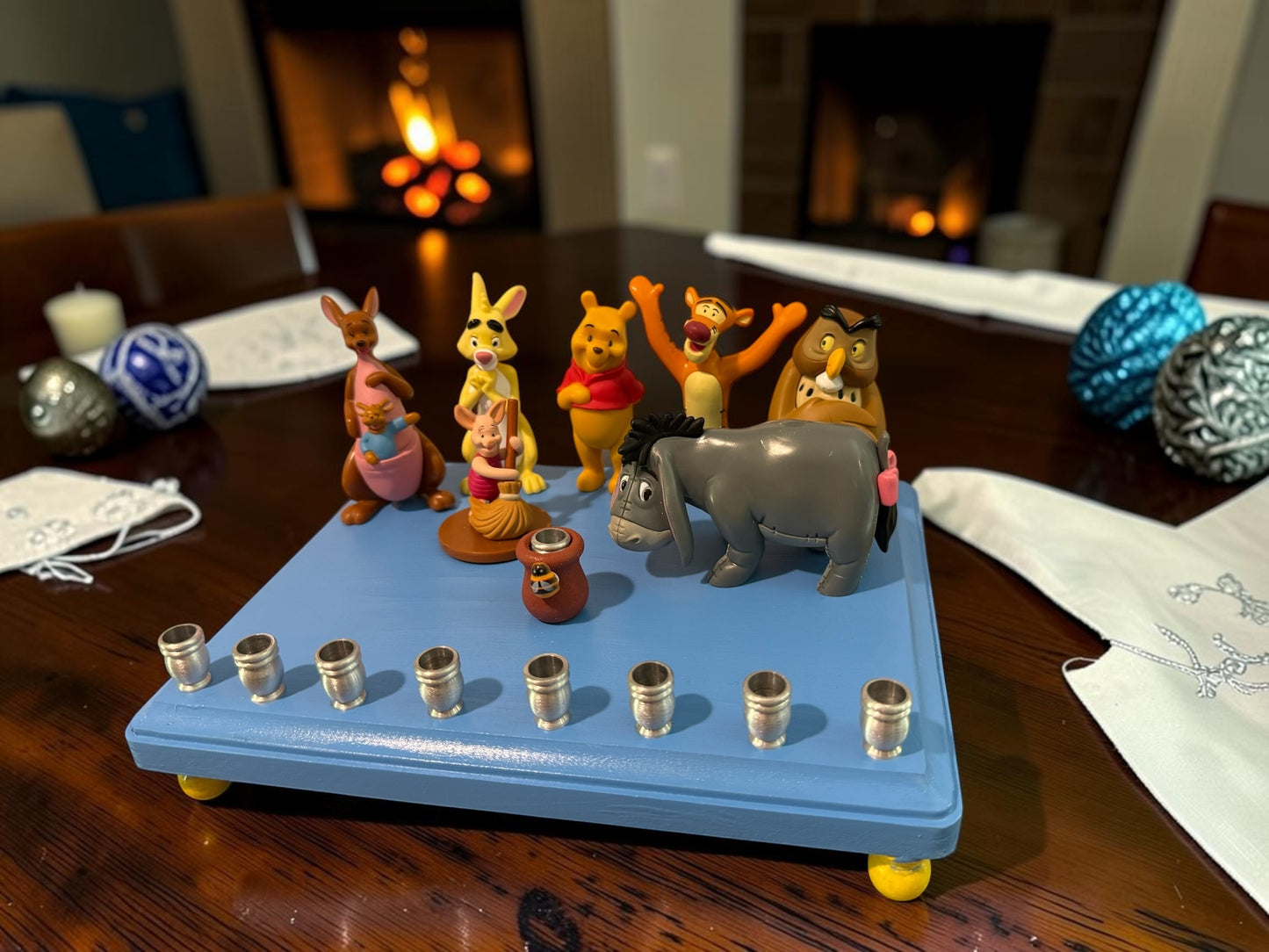 Classic Winnie the Pooh Menorah