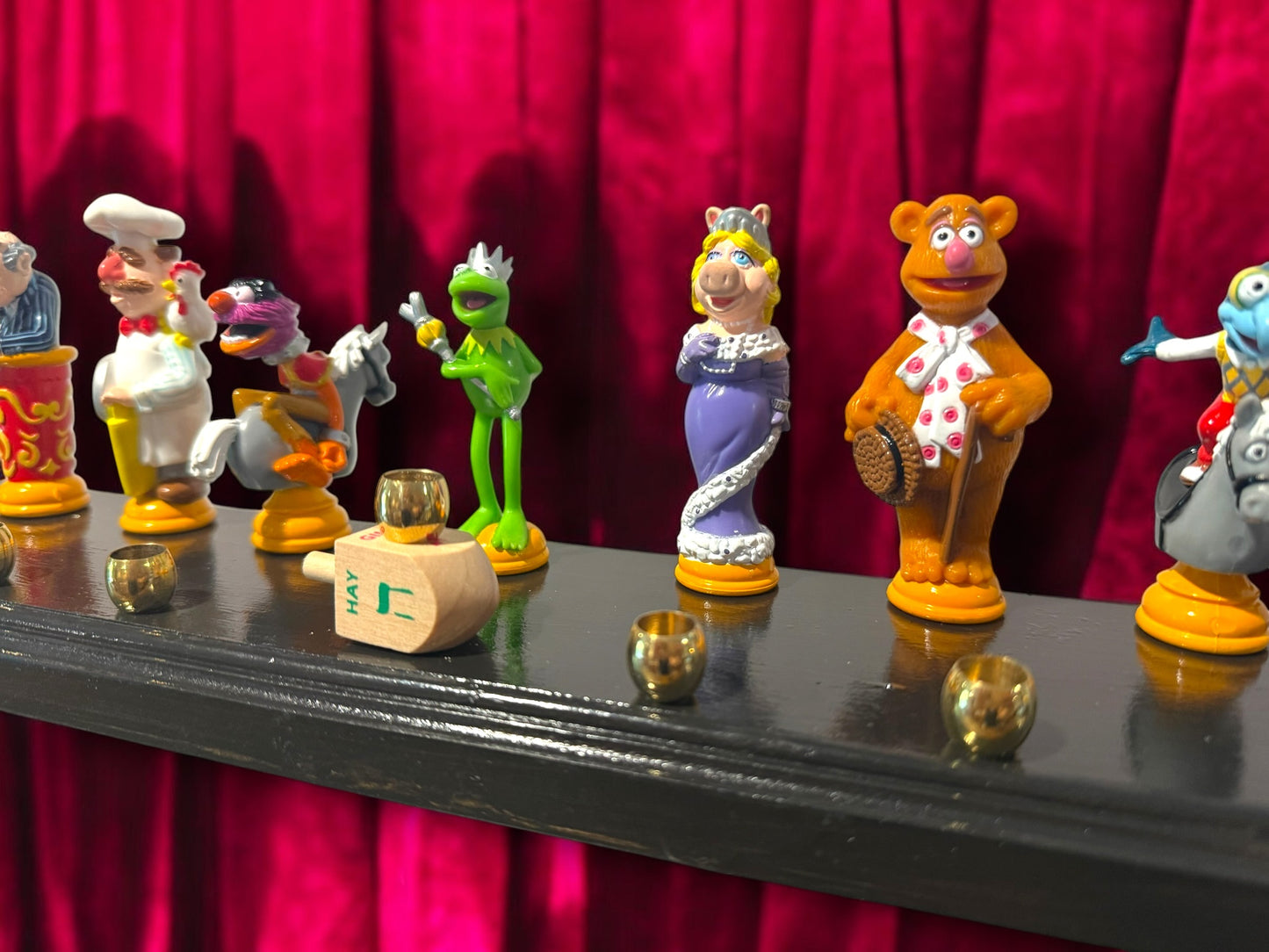 Collectors Muppets Vintage Repurposed Figures Menorah Hanukah Chanukah Judaica