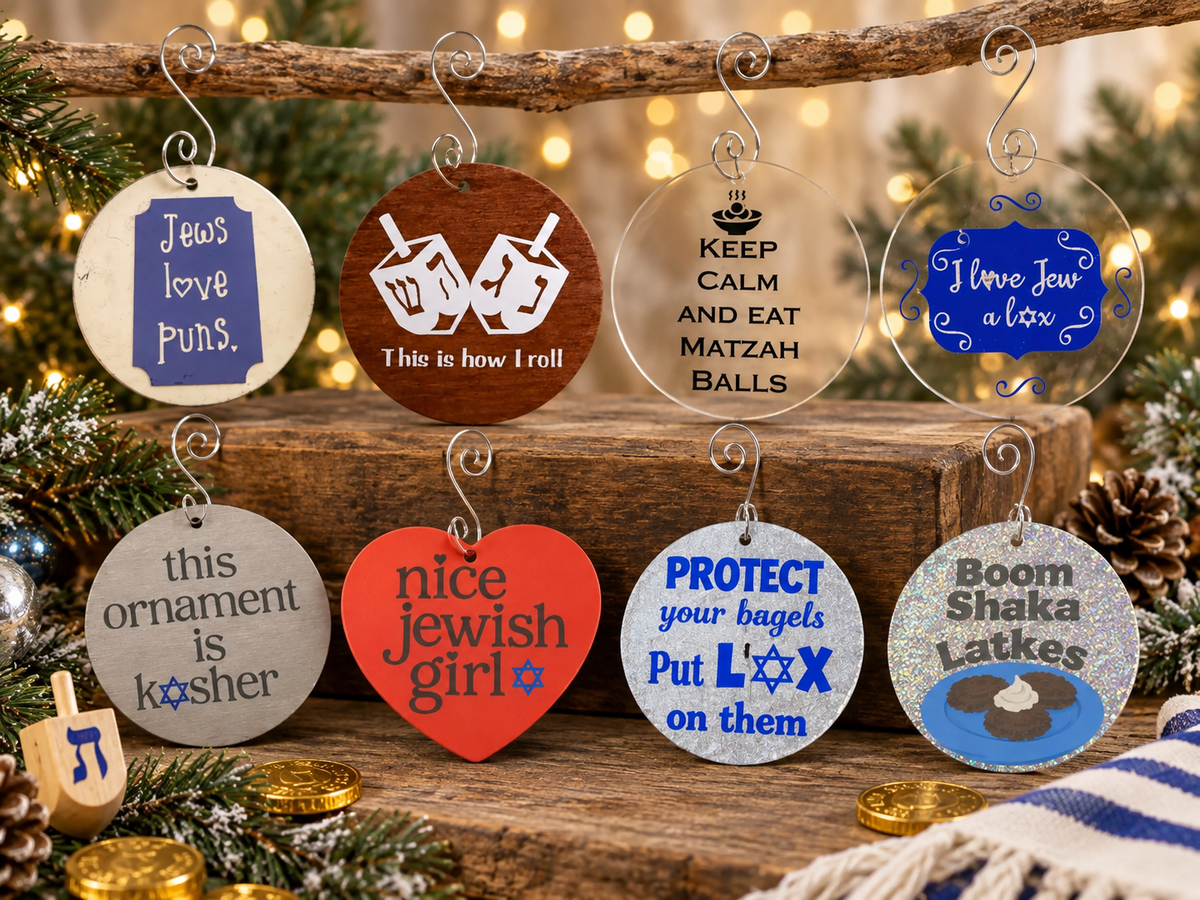 Funny Jewish Ornaments