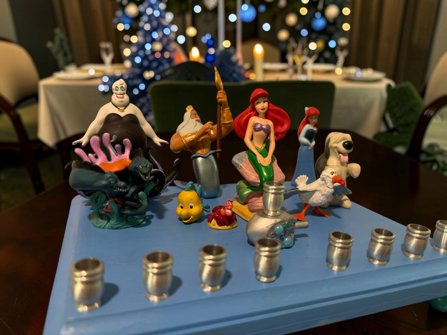 Classic Disney Little Mermaid Menorah Princess Menorah