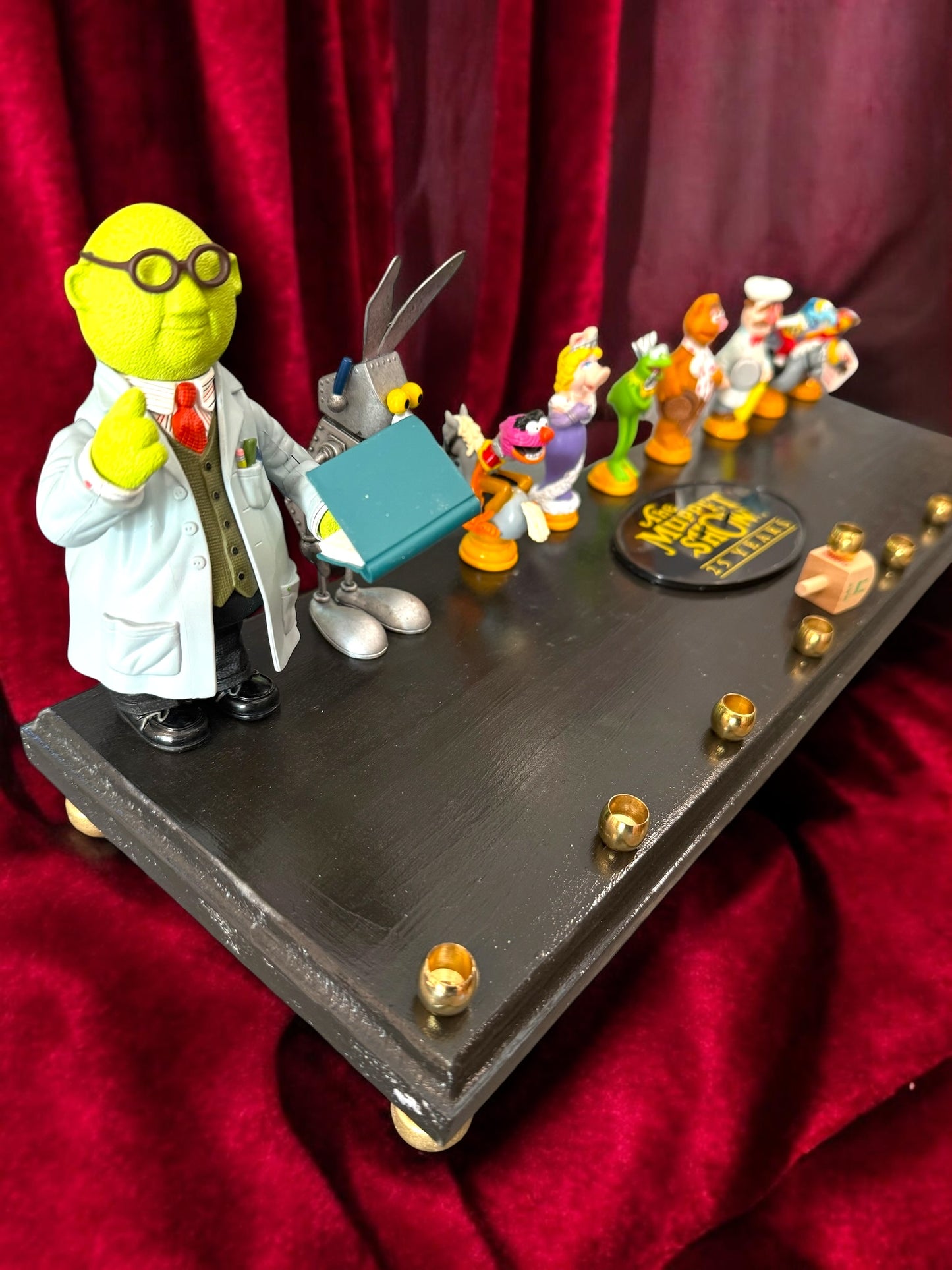 Collectors Muppets Vintage Repurposed Figures Menorah Hanukah Chanukah Judaica