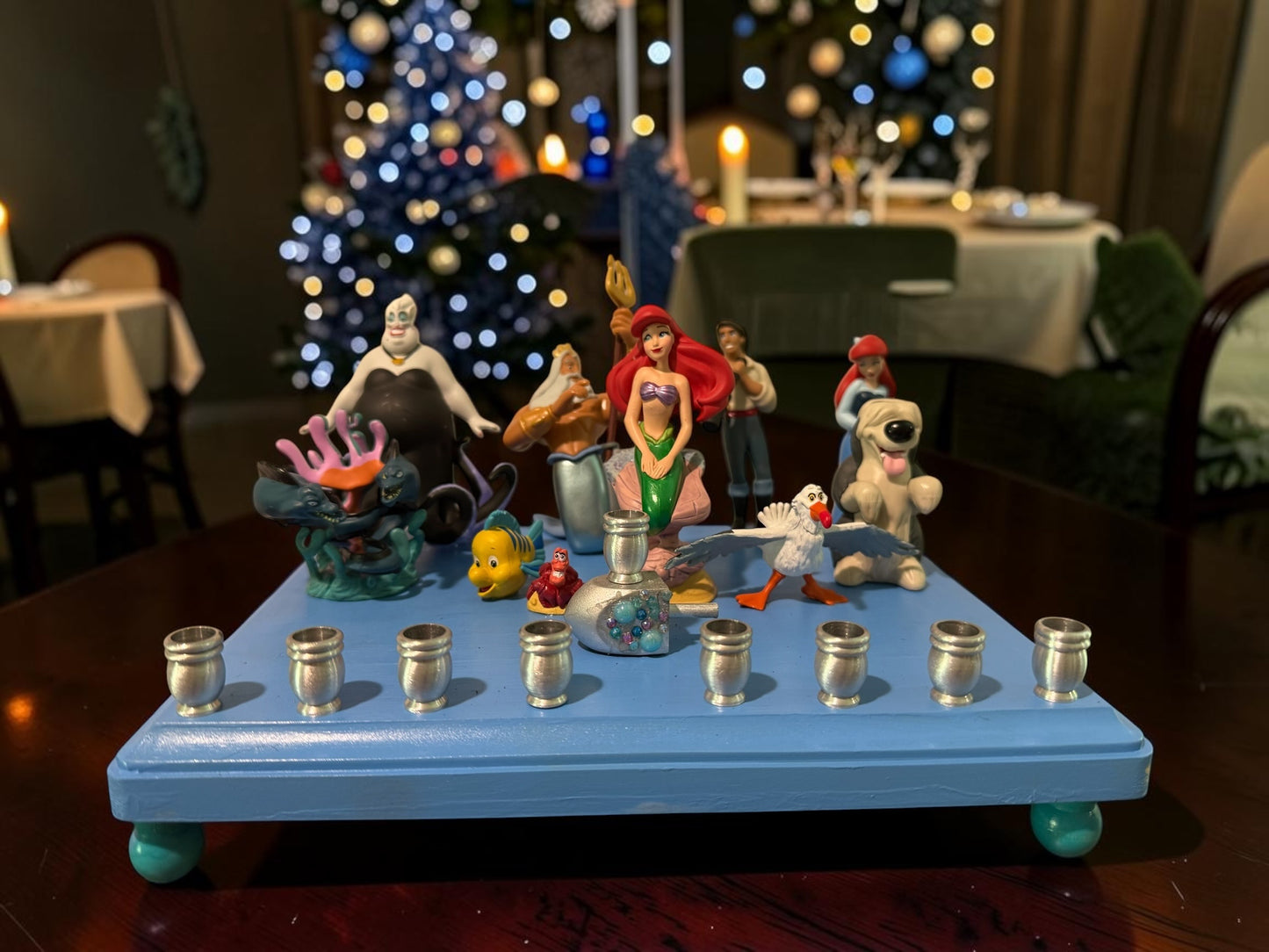 Classic Disney Little Mermaid Menorah Princess Menorah