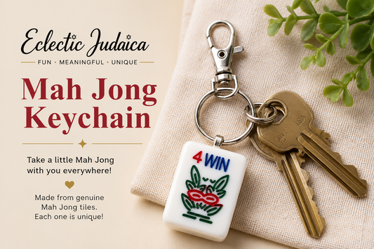 Genuine Mah Jong Tile Keychain