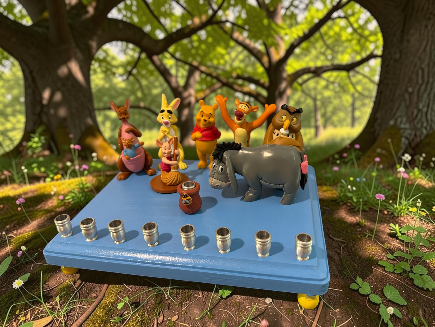 Classic Winnie the Pooh Menorah