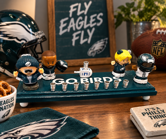 Limited Edition Collector Philadelphia Eagles “Go Birds!” Menorah