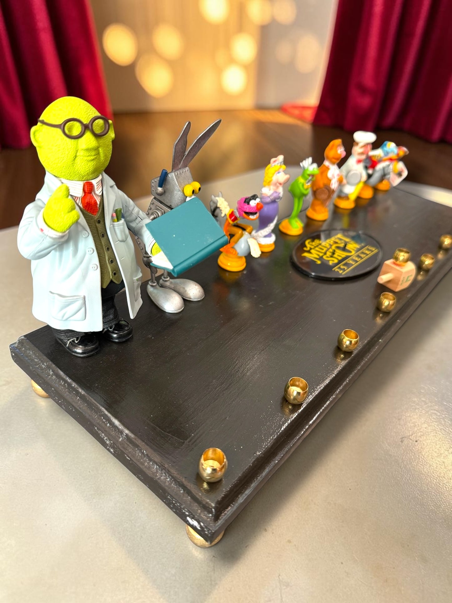 Collectors Muppets Vintage Repurposed Figures Menorah Hanukah Chanukah Judaica