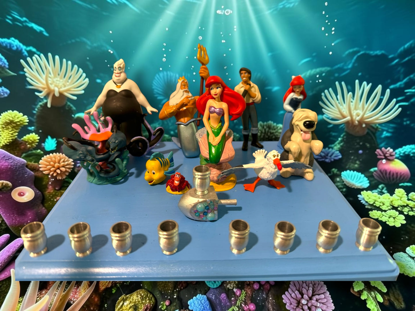 Classic Disney Little Mermaid Menorah Princess Menorah