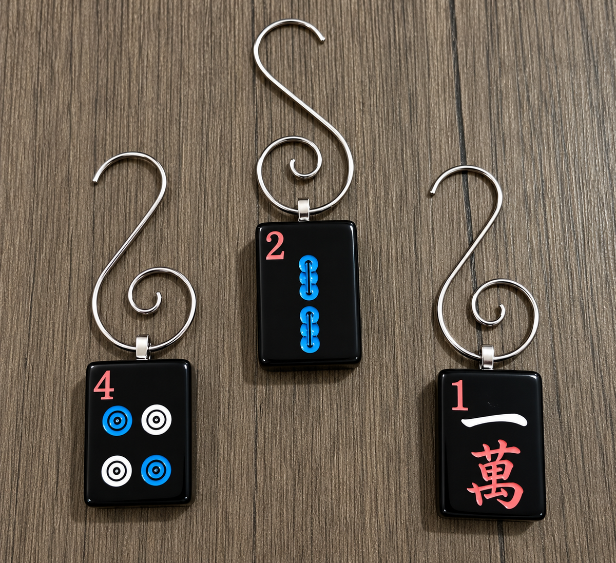 Genuine Mah Jong Tile Ornament