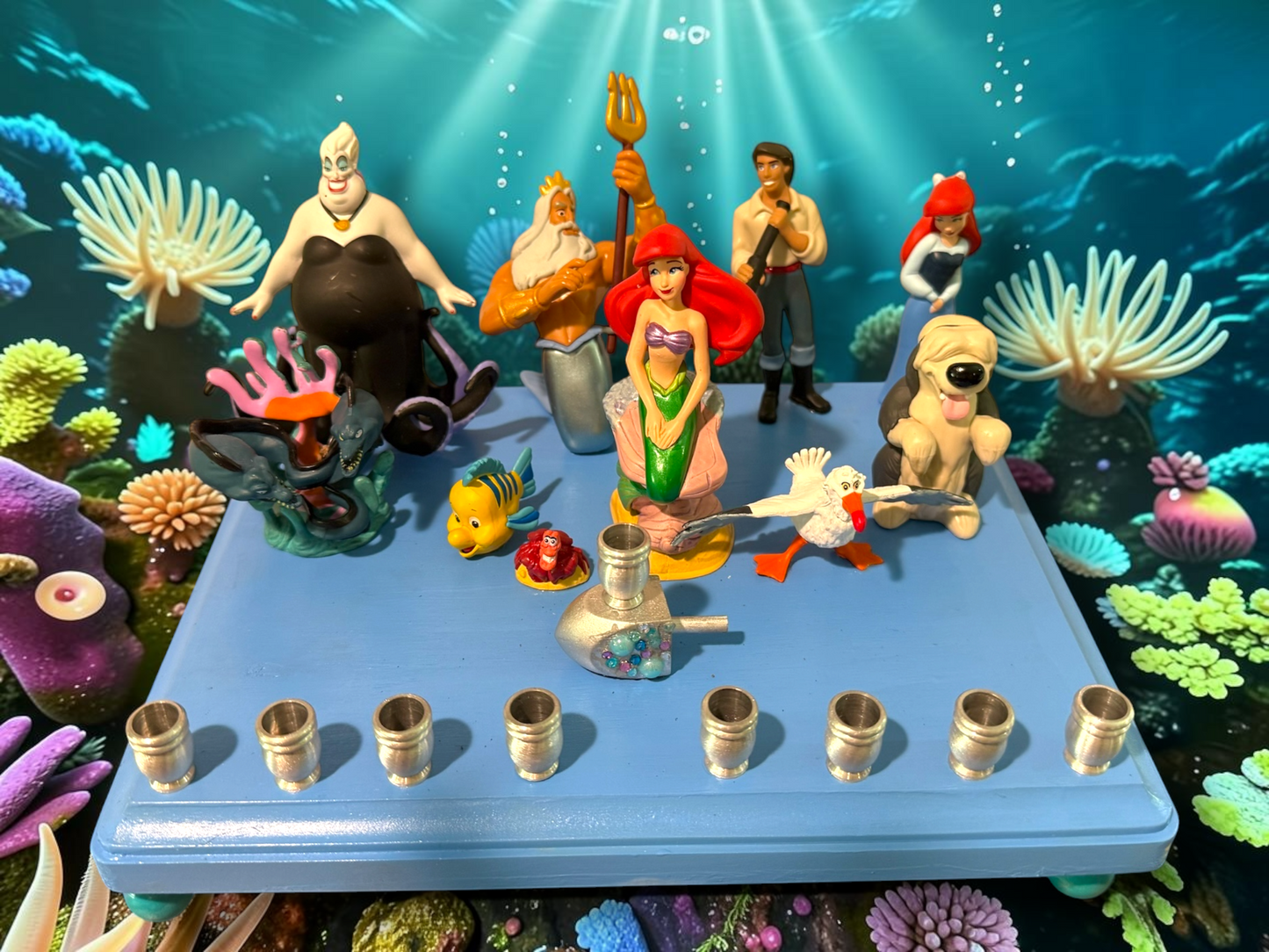 Classic Disney Little Mermaid Menorah Princess Menorah