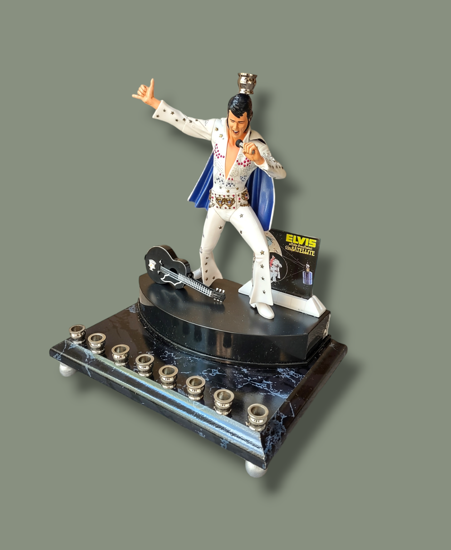 Elvis Presley "The King" Viva Las Vegas Collector Menorah