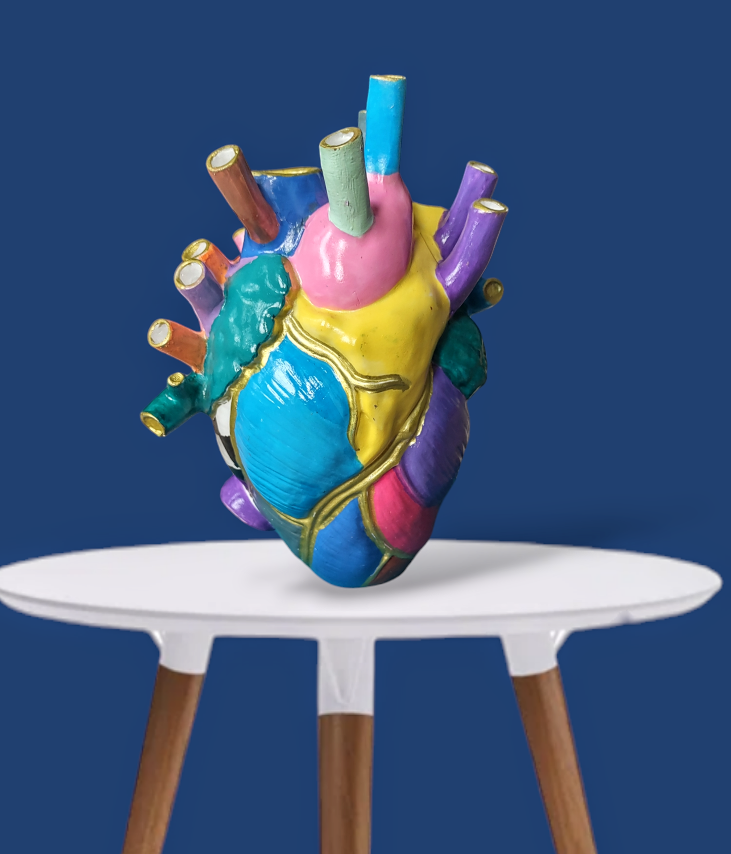 Anatomical Ceramic Heart Vase