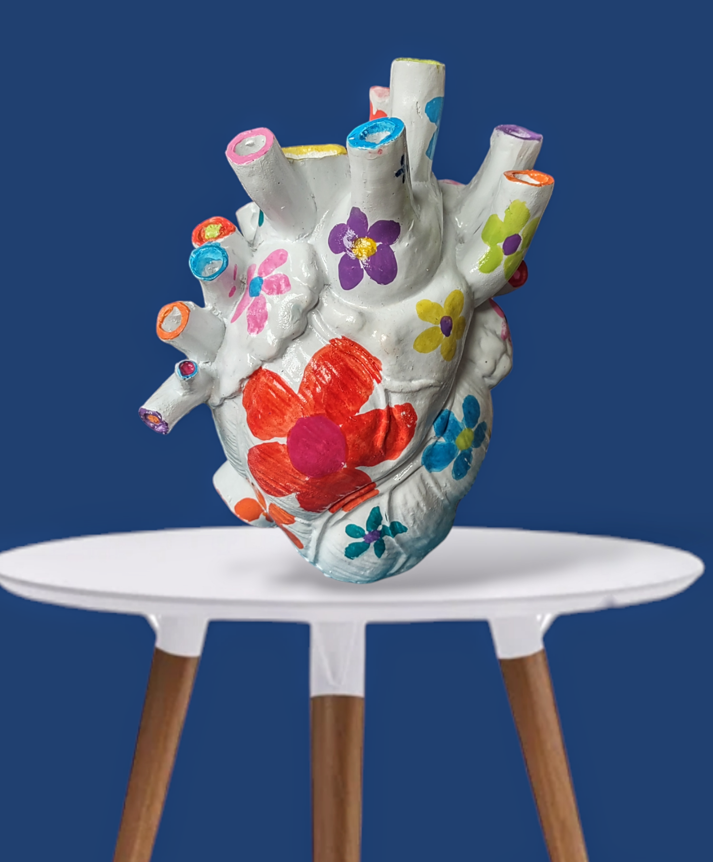 Anatomical Ceramic Heart Vase