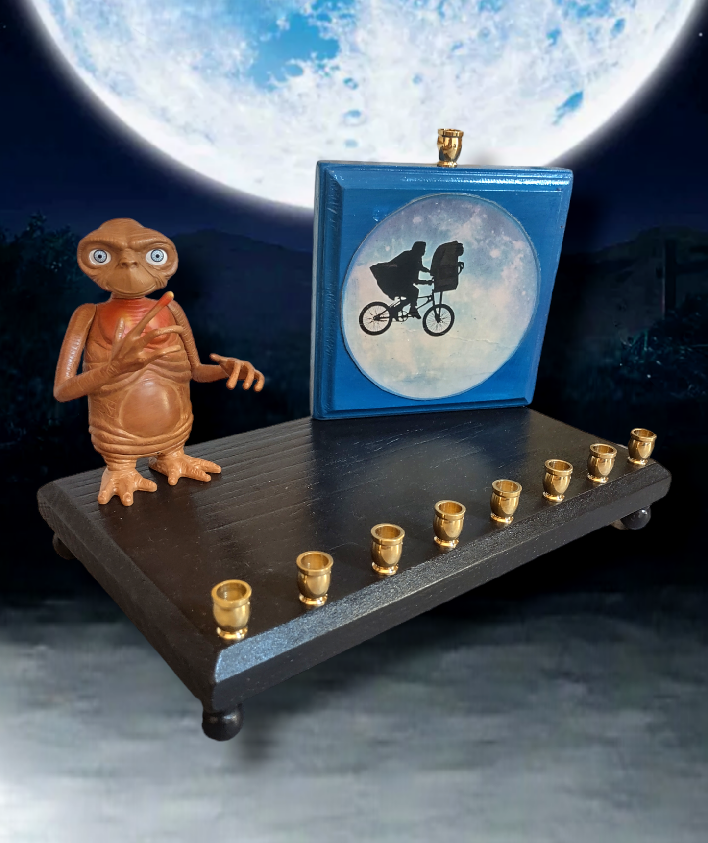 E.T. Silhouette Menorah