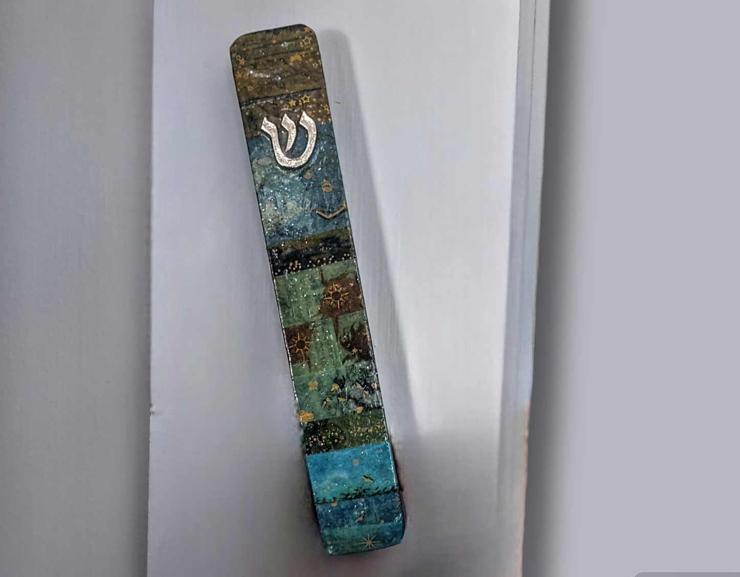 Van Gogh Inspired Mezuzah