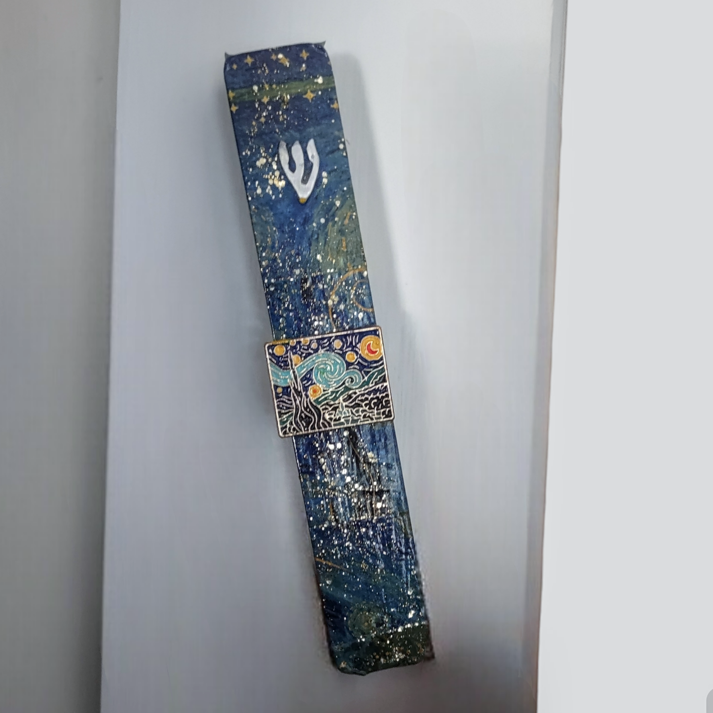 Van Gogh Inspired Mezuzah