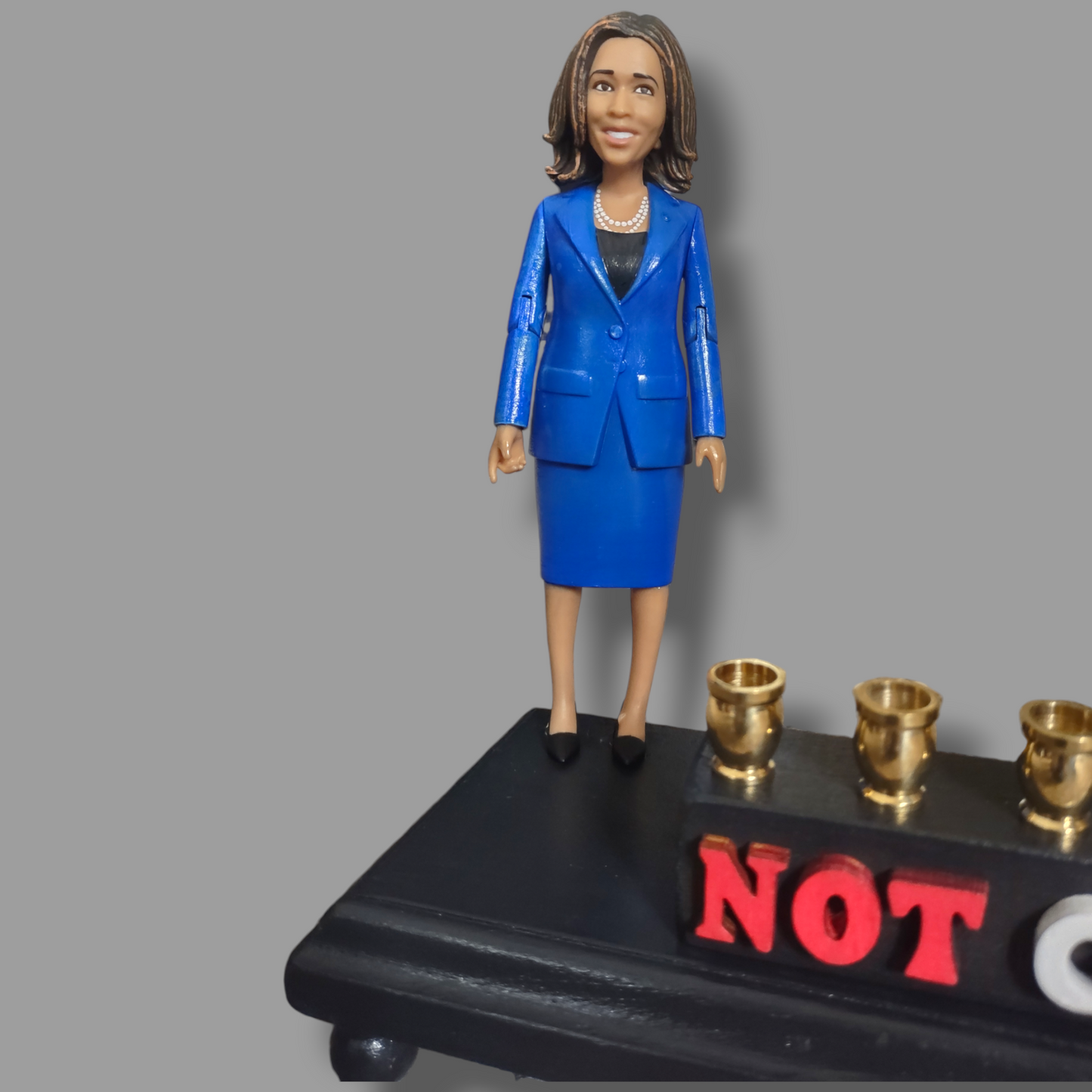 Kamala Harris " Not Going Back" Menorah