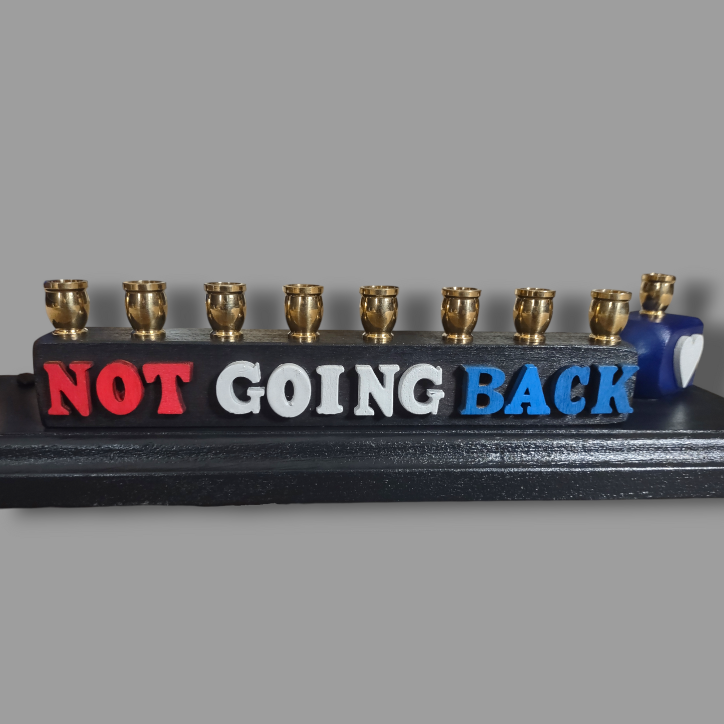 Kamala Harris " Not Going Back" Menorah