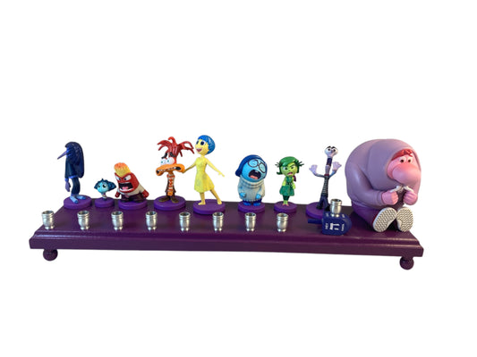Inside Out 2 Menorah Disney Judaica Hanukkiah Repurposed Toys