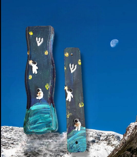 Outer Space Astronaut Mezuzah