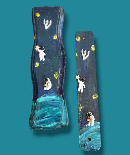 Outer Space Astronaut Mezuzah