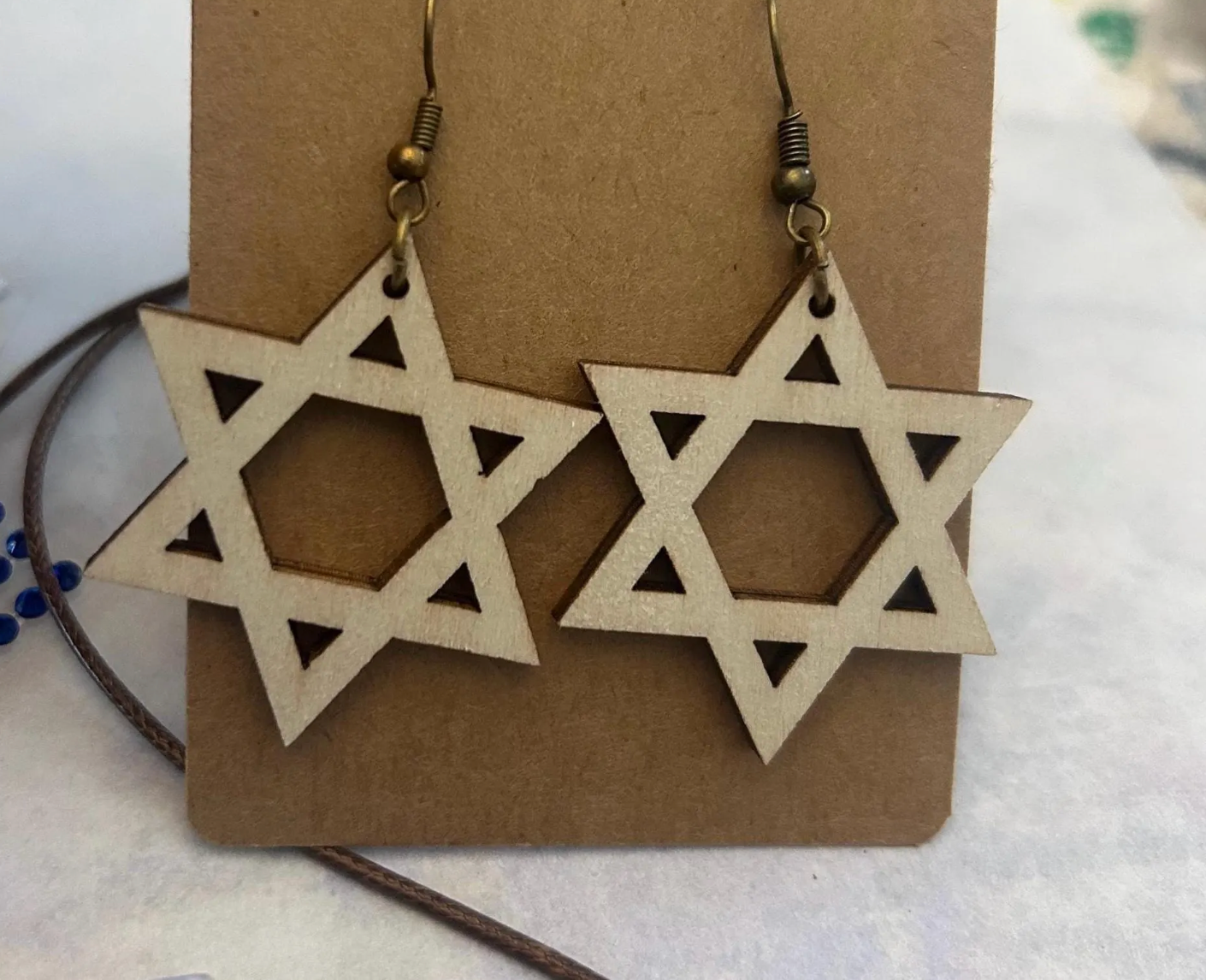 Make Your Own Star of David Earrings & Necklaces DIY