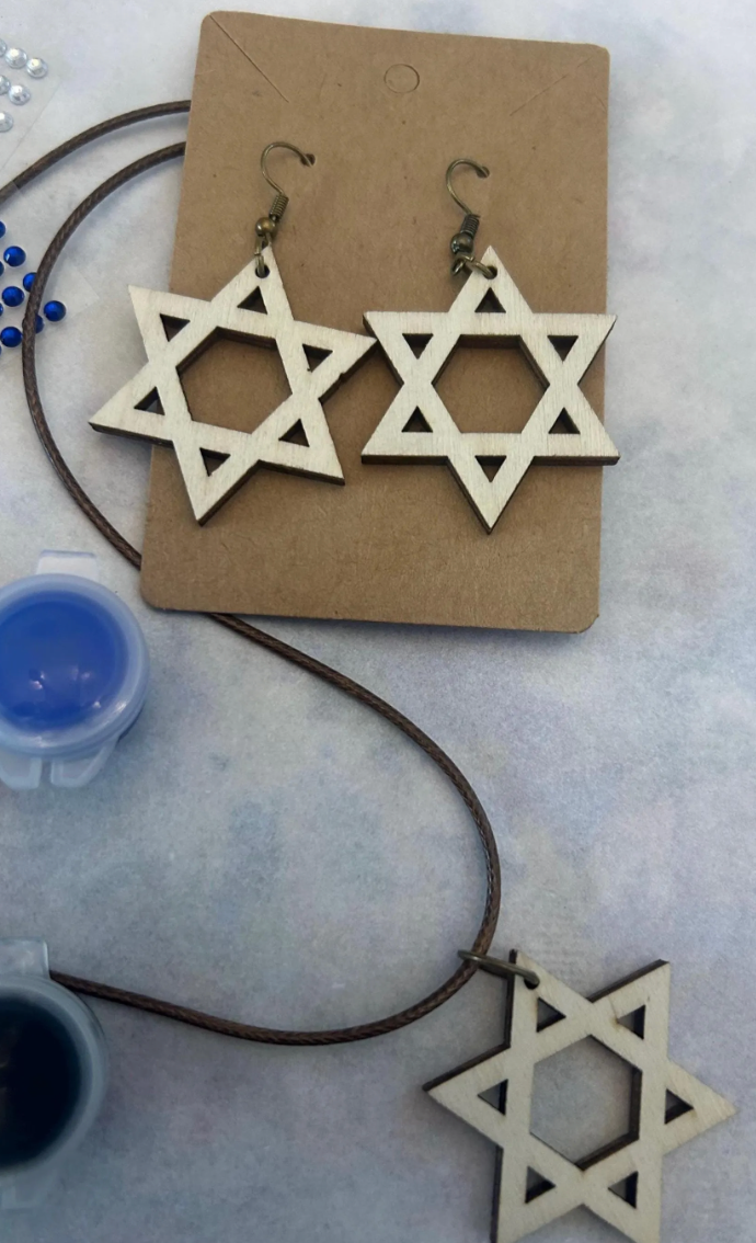 Make Your Own Star of David Earrings & Necklaces DIY