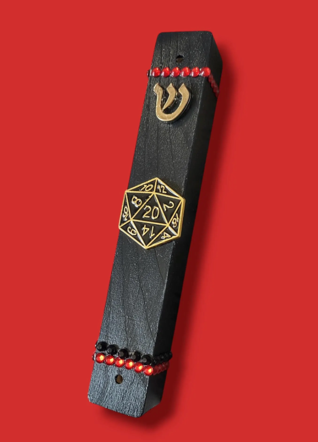 Dungeons and Dragons Mezuzah Case