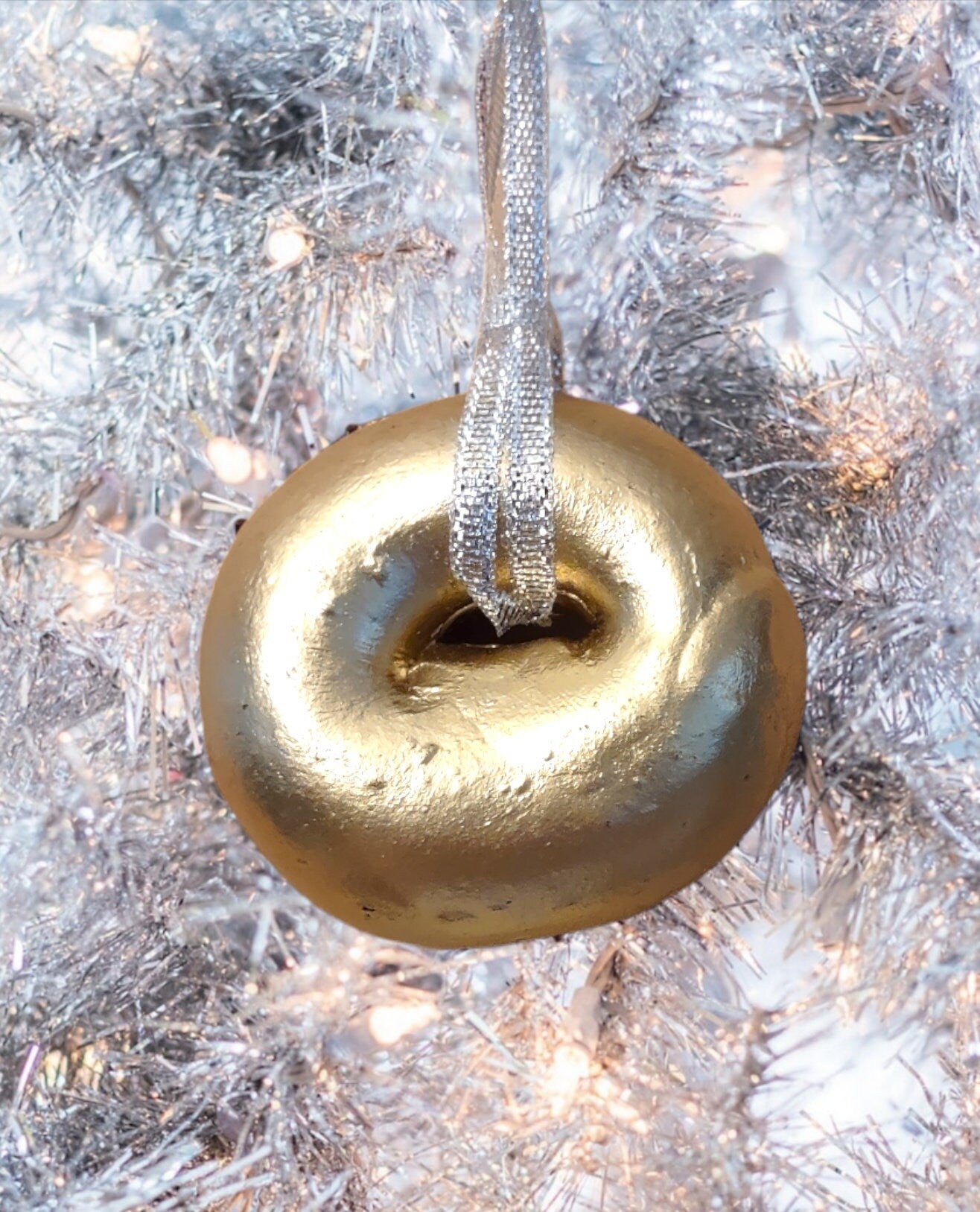 Handmade Real Bagel Ornament