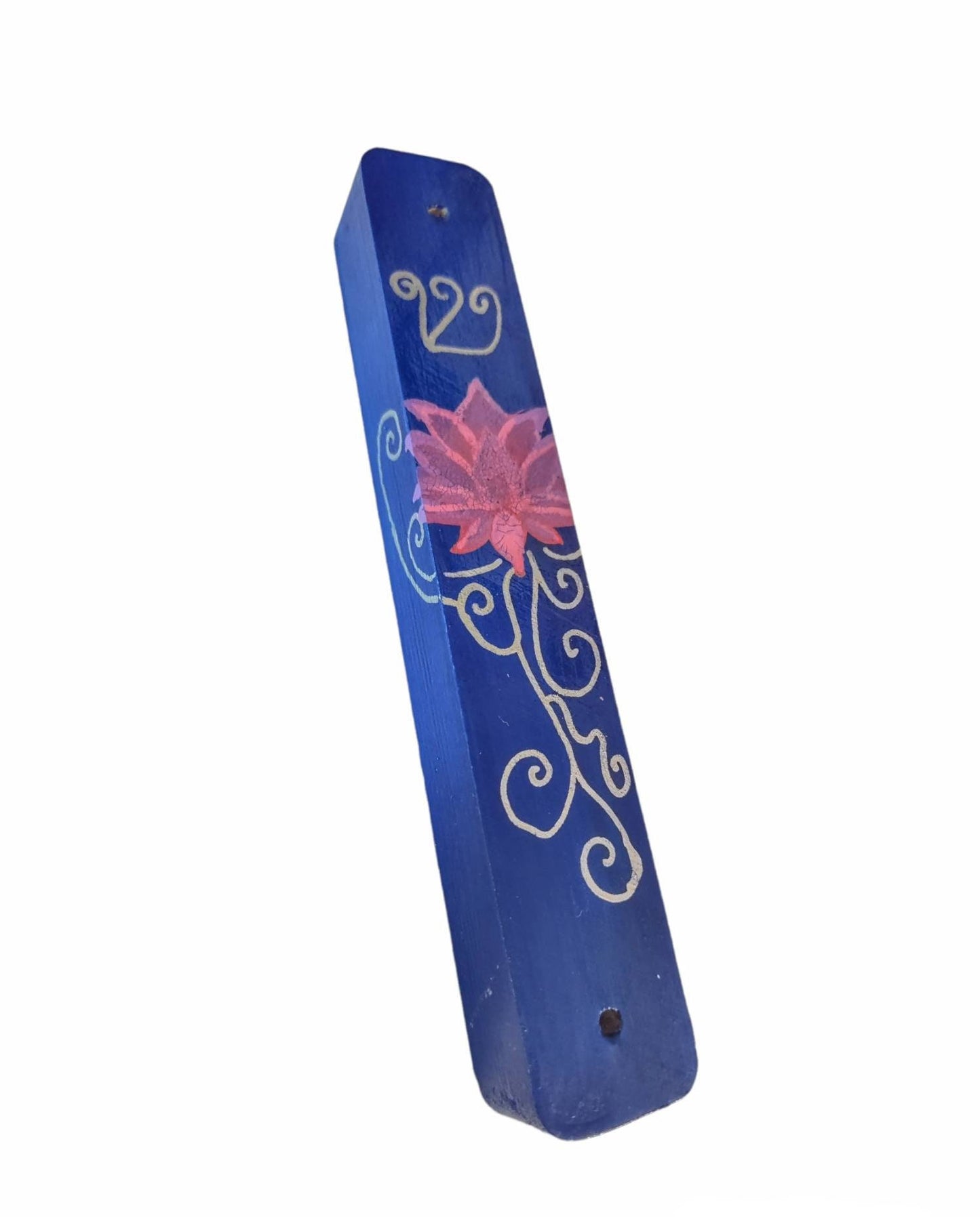 Hand-Painted Lotus Hamsa and Mezuzah Set – Jewish Housewarming Gift