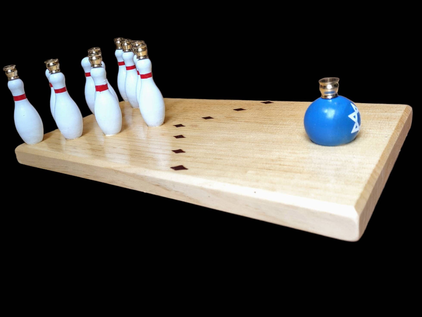 Bowling Alley Menorah, Unique Hanukkah Gift for Bowling Lovers