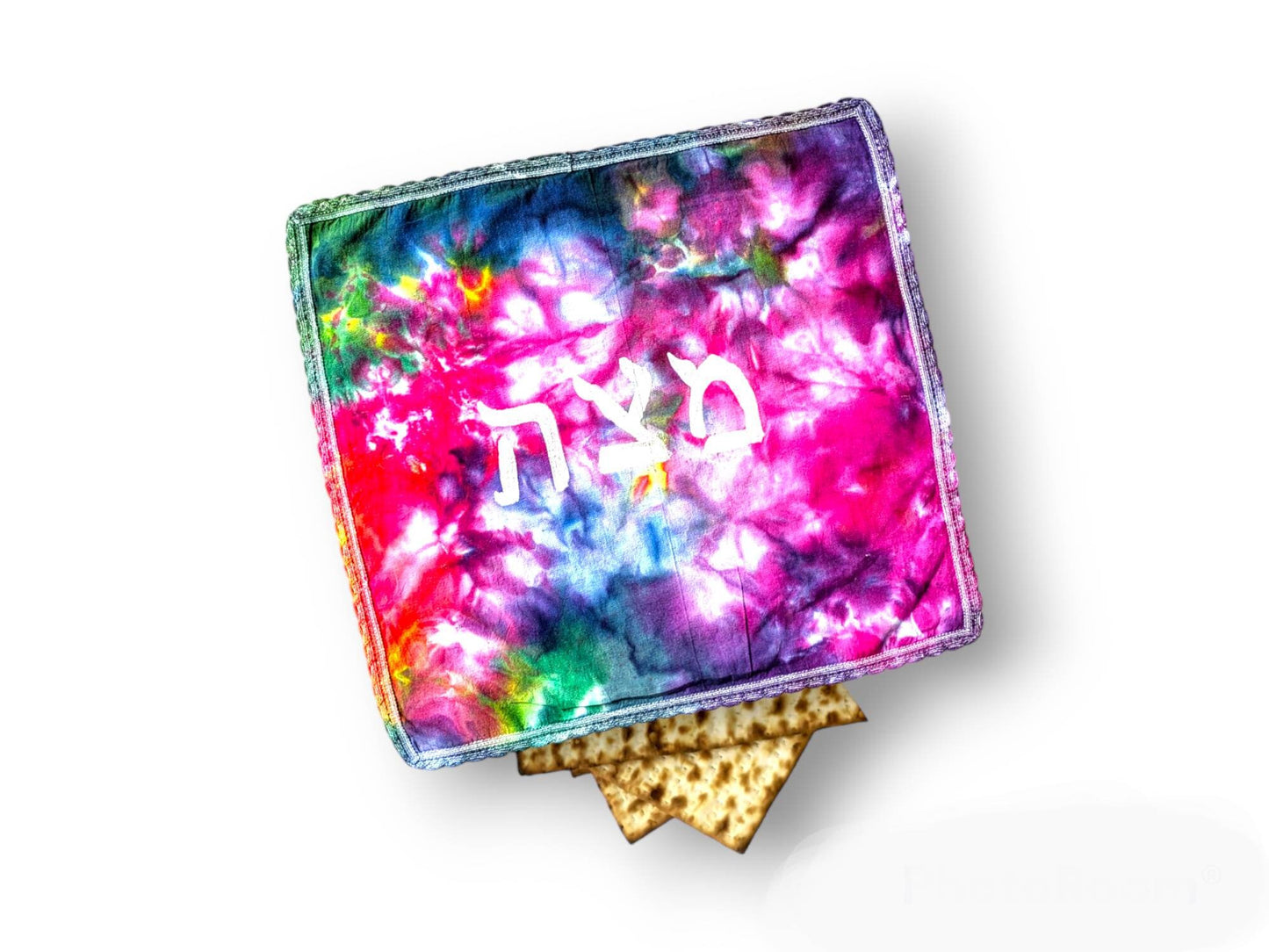 Tie Dye Afikomen Cover | Modern Passover Decor, Cotton