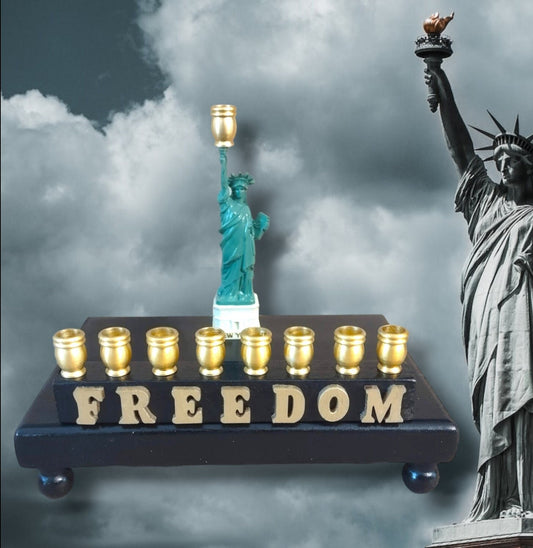 Statue of Liberty Menorah: Repurposed Judaica Art