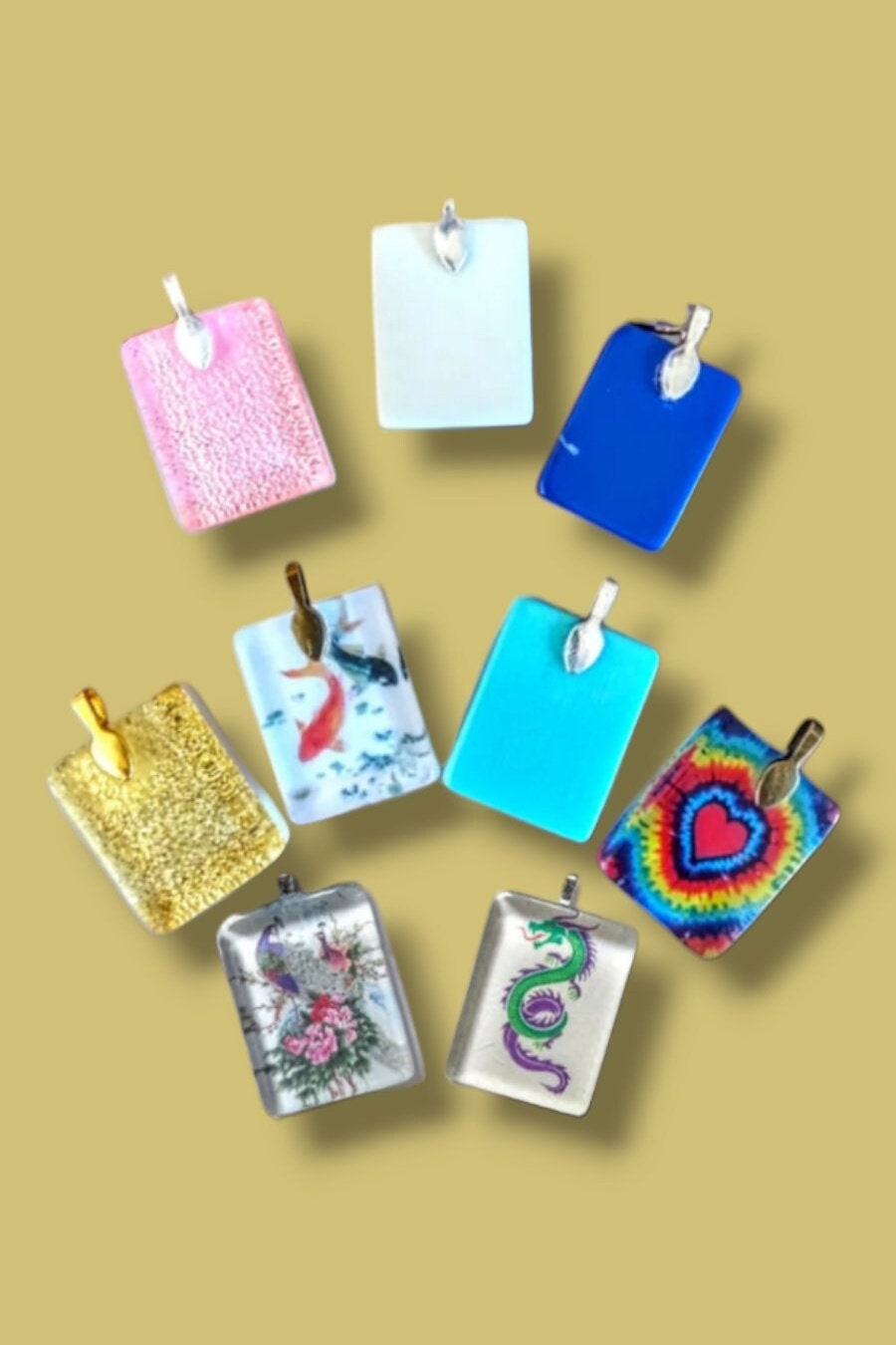 Mahjong Tile Christmas Ornament, Holiday Decoration