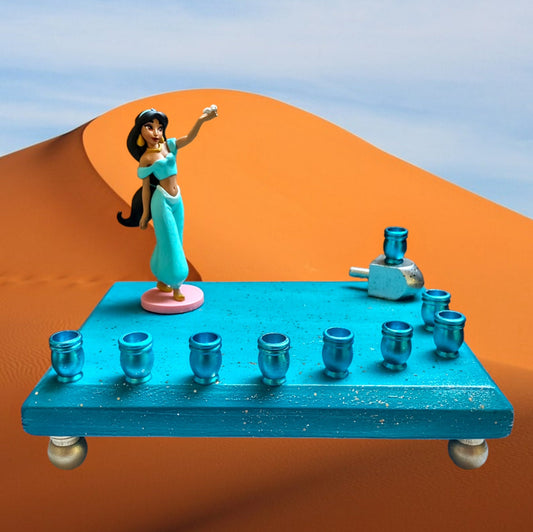 Princess Menorah Classic Disney Judaica Hanukkiah Princess Jasmine