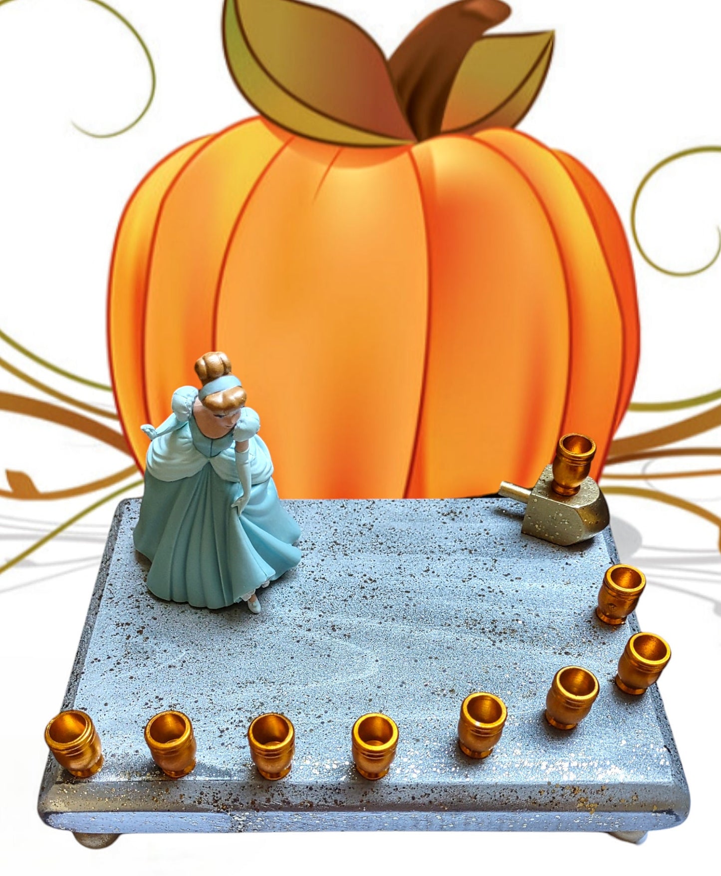 Princess Menorah Classic Disney Judaica Hannukah Cinderella