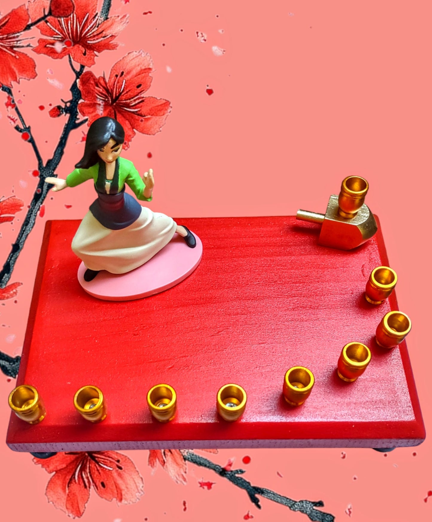 Princess Menorah Classic Disney Judaica Hannukah Mulan