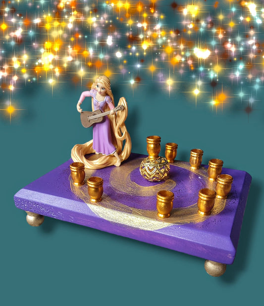 Princess Menorah Classic Disney Judaica Hannukah Rapunzel