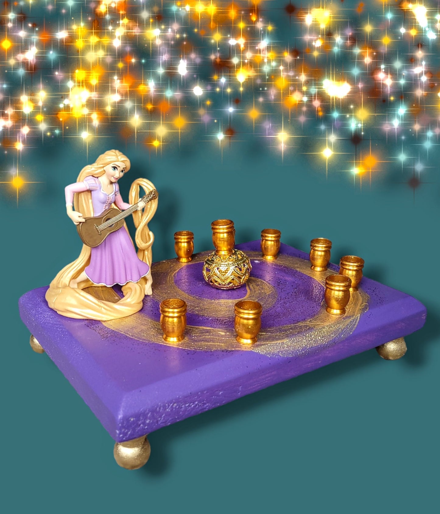 Princess Menorah Classic Disney Judaica Hannukah Rapunzel