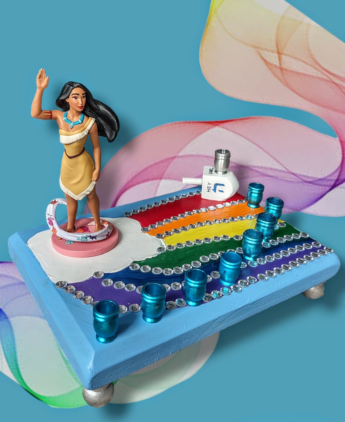 Pocahontas Menorah Classic Disney Judaica Hannukah