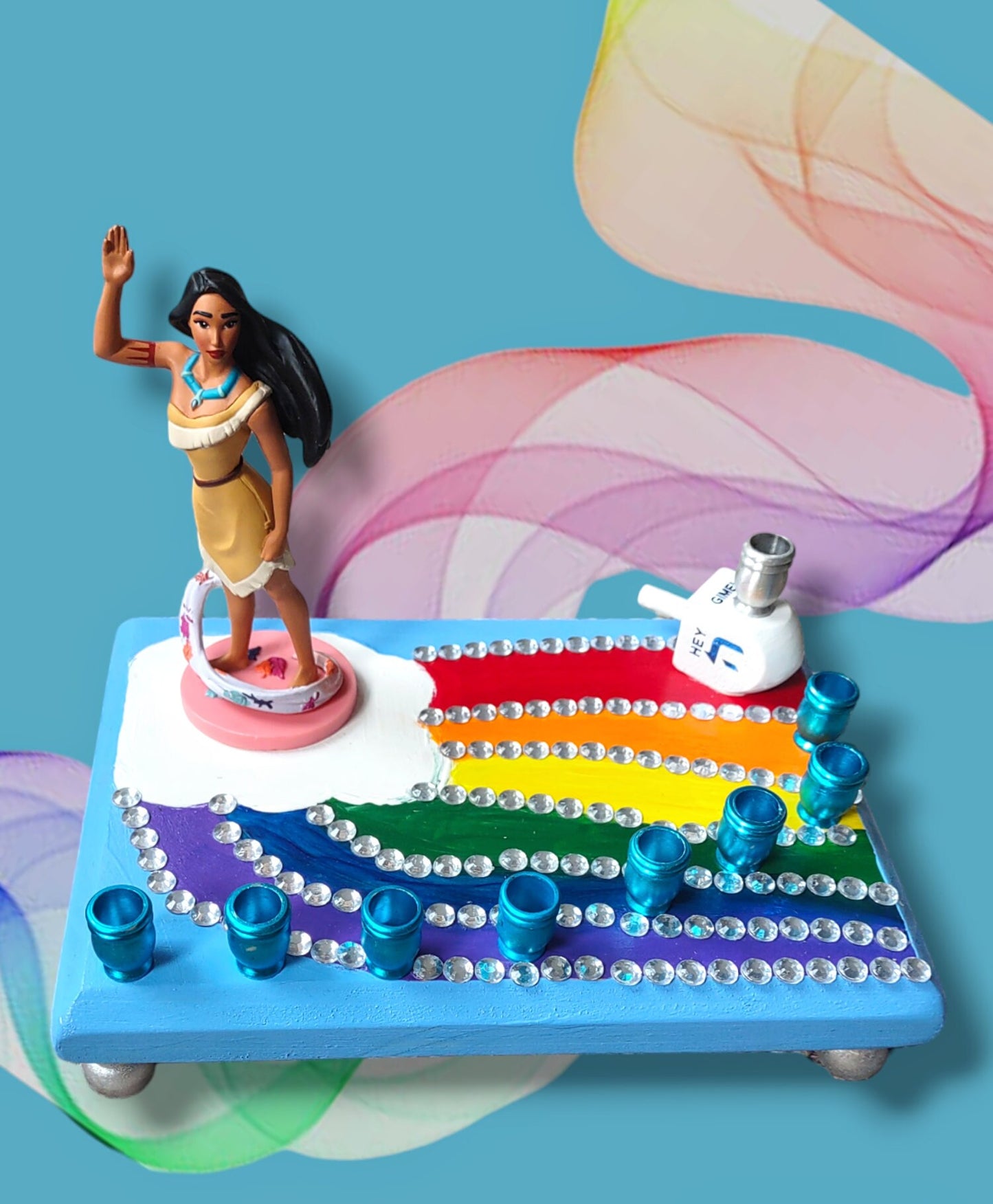 Pocahontas Menorah Classic Disney Judaica Hannukah