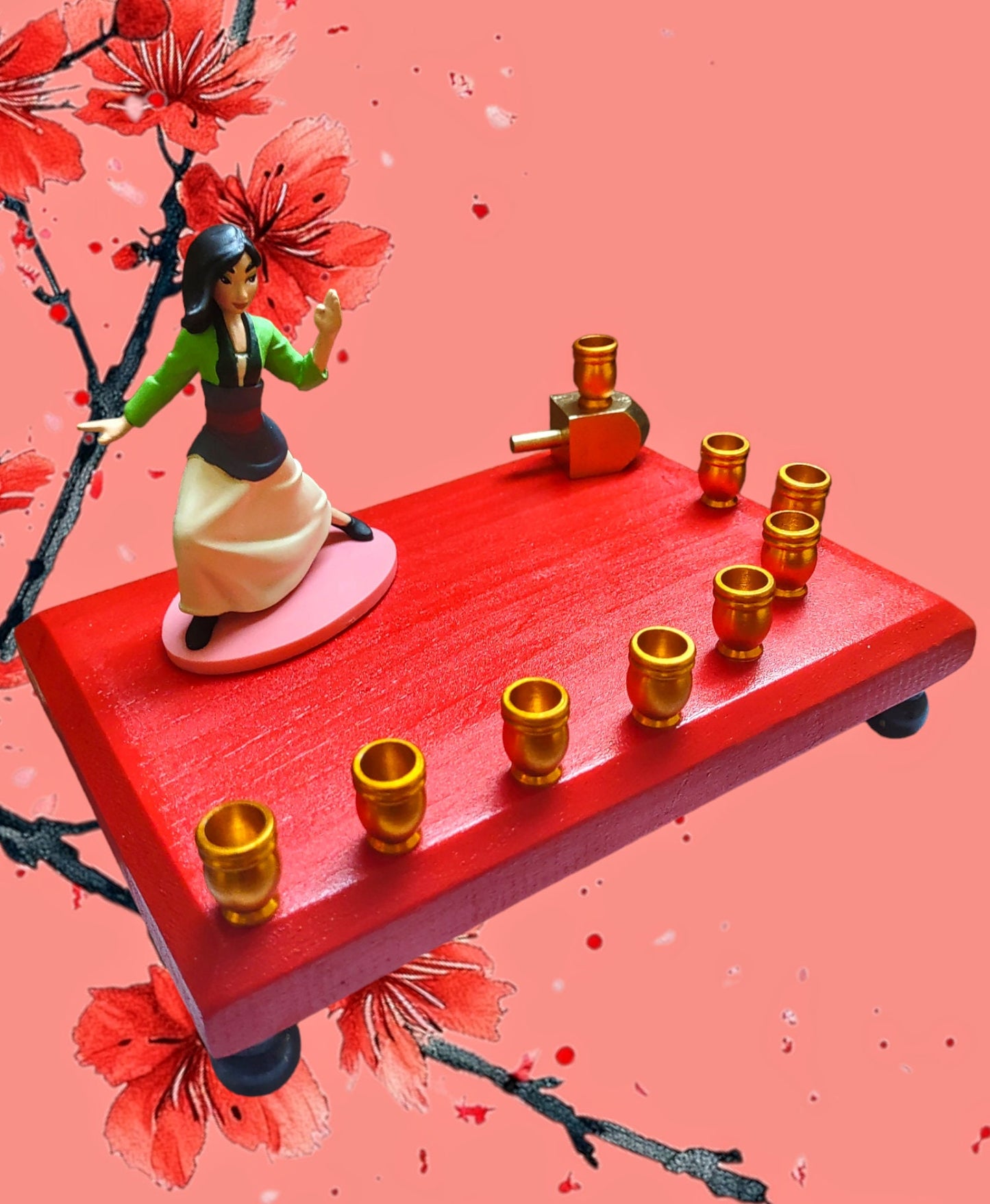 Princess Menorah Classic Disney Judaica Hannukah Mulan