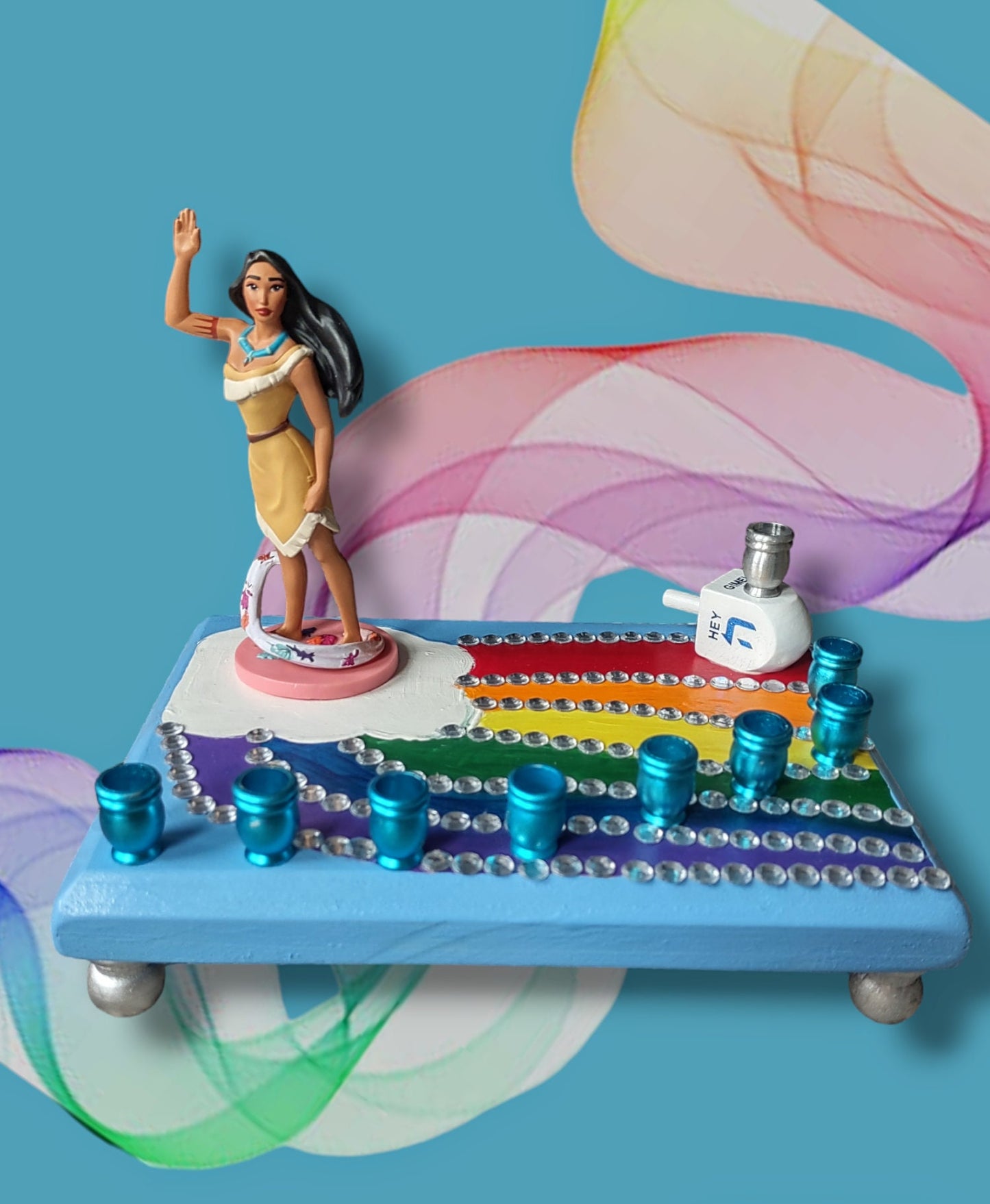 Pocahontas Menorah Classic Disney Judaica Hannukah