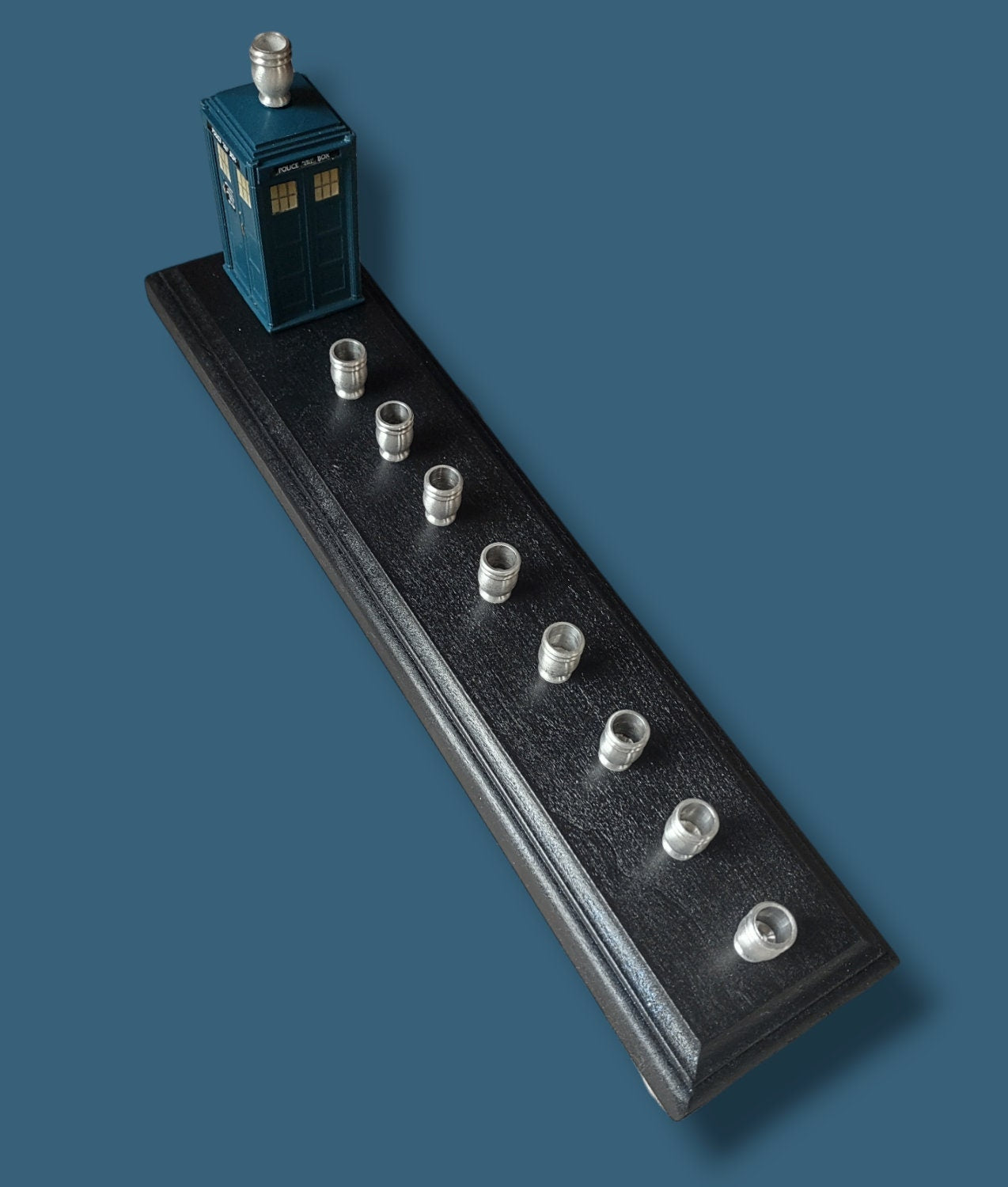 Doctor Who TARDIS British Science Fiction Time Travel Menorah Channukah Hannukah