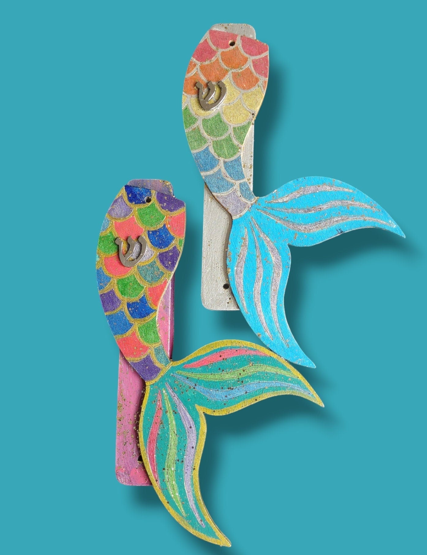 Mermaid Tail Mezuzah Case