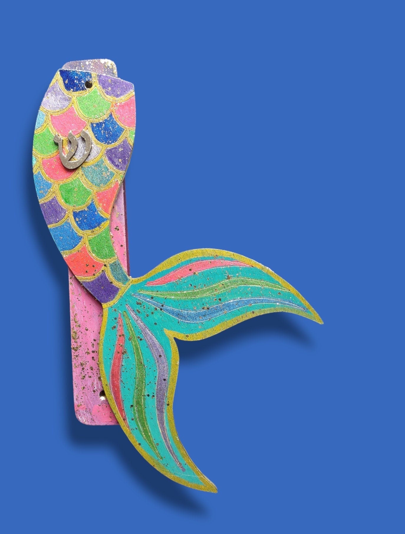 Mermaid Tail Mezuzah Case