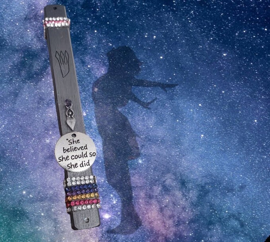 Inspirational Quote Mezuzah, Handcrafted Aluminum Case