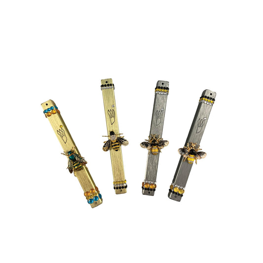 Jeweled Bee Bling Mezuzah