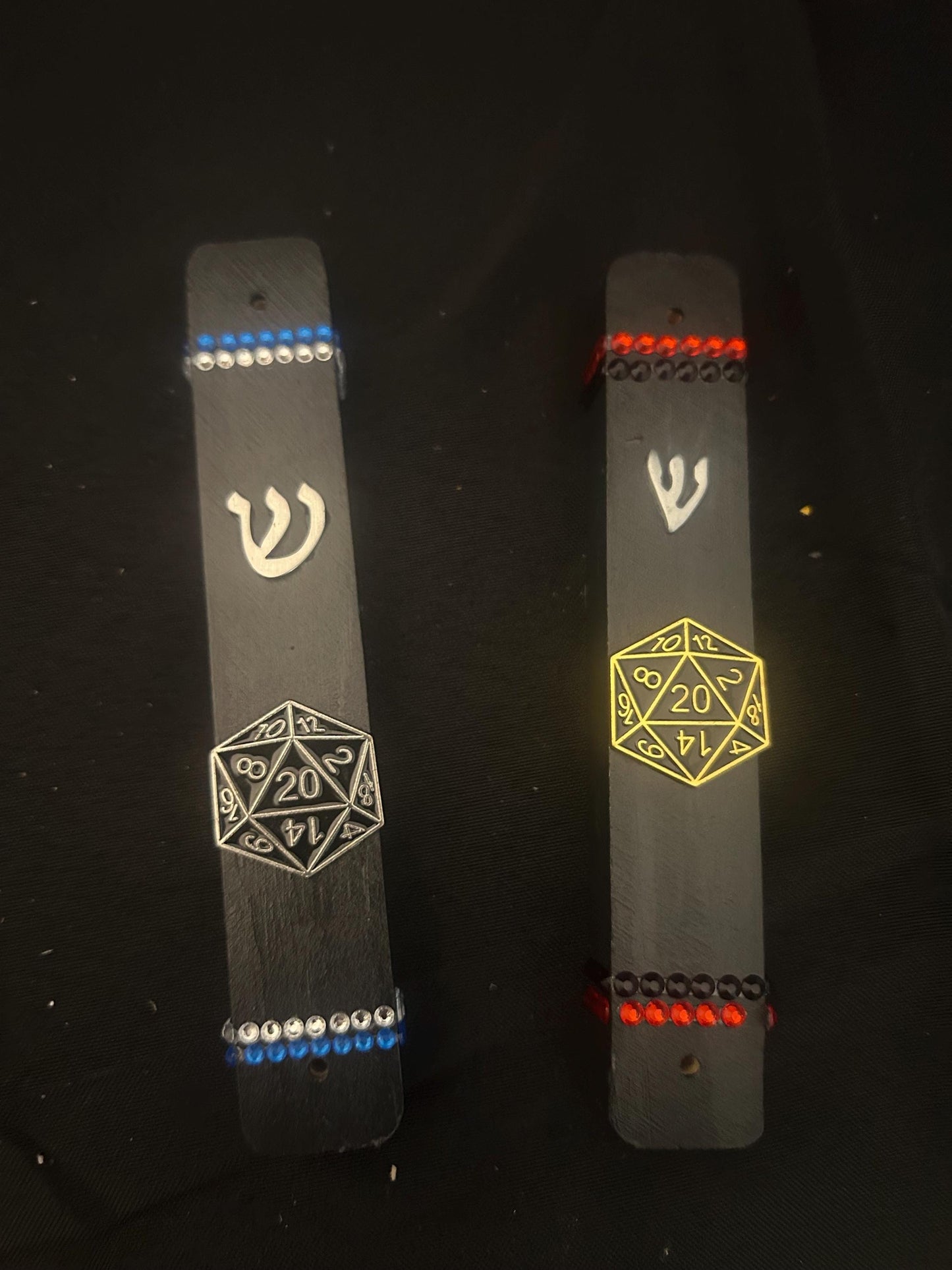 D20, DnD, Dungeons and Dragons Dice Mezuzah Case Dungeon Master