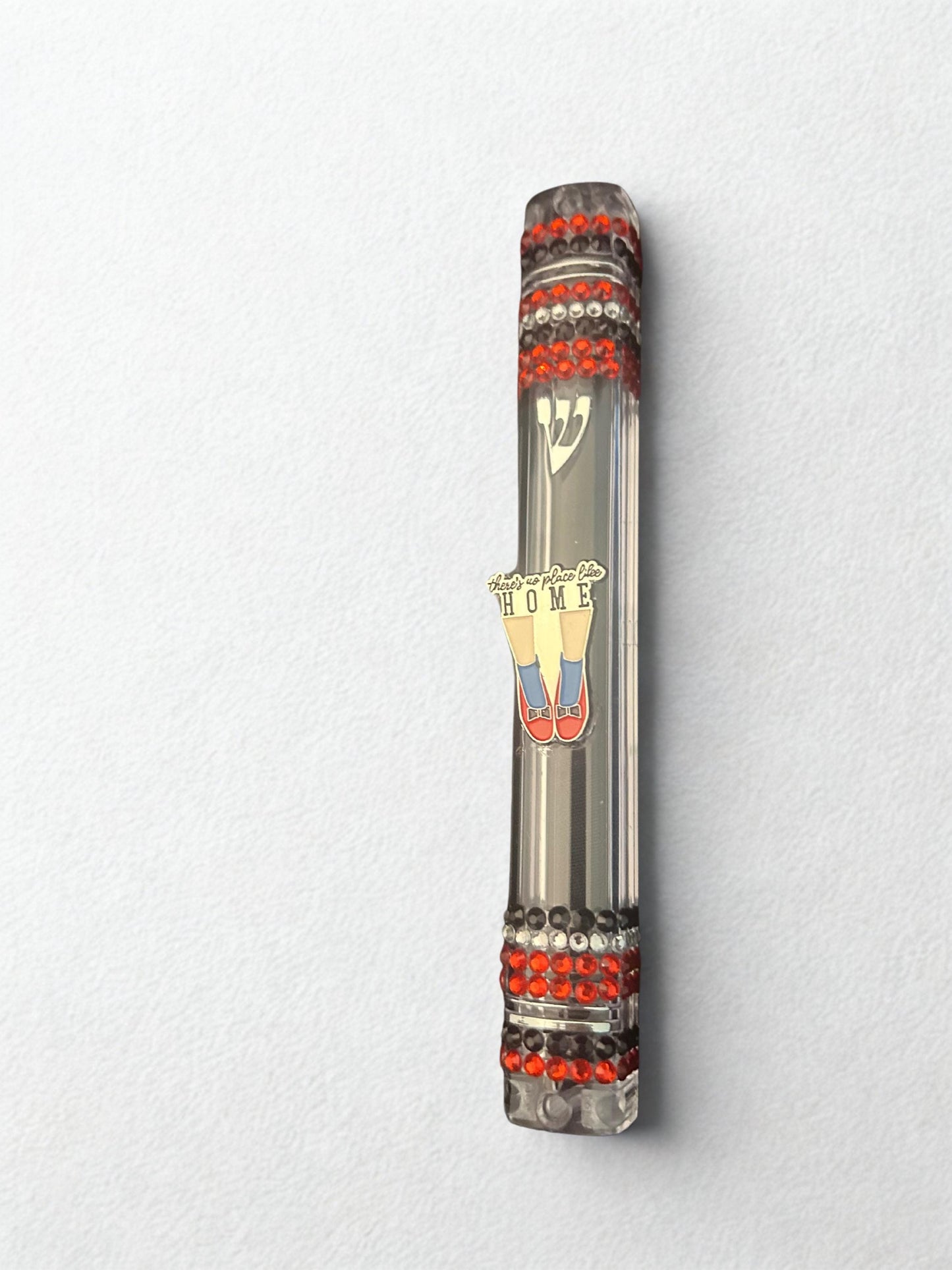 There is No Place Like Home Rhinestone Mezuzah Case Wizard of Oz Wicked