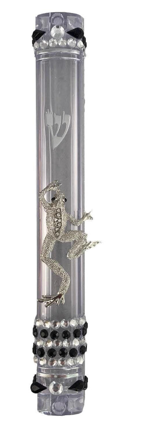 Sparkly Rhinestone Mezuzah: Repurposed Ocean Charms